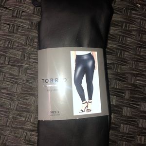 Torrid Leather look leggings! Size 2 BRAND NEW..HALF PRICE of retail